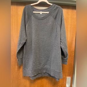 tunic sweatshirt